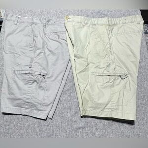 Greg Norman for Tasso Ella Men’s Lot of 2 Shorts With Pockets Size 36